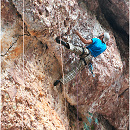 Climbing Rio Serrano, Chapada Diamantina, Brazil