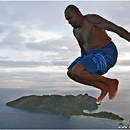 Barry over Kuata Island, Wayalailai, Fiji