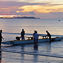 New Town Beach Sunset, Aquarius Fiji, Nadi, Viti Levu, Fiji