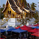 Haw Pha Bang, Luang Prabang, Laos, Night Market, Royal Palace