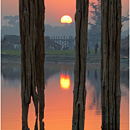 U Bein Bridge Sunrise, Amarapura, Myanmar