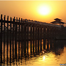 U Bein Bridge Sunrise, Amarapura, Myanmar