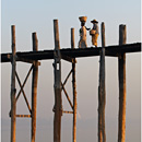 U Bein Bridge, Amarapura, Mandalay, Myanmar