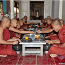 Monks @ Maha Ganayon Kyaung, Amarapura, Myanmar