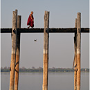 U Bein Bridge, Amarapura, Myanmar