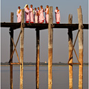 U Bein Bridge, Amarapura, Myanmar