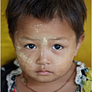 Burmese Girl, Yangon, Myanmar