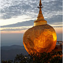 Sunset @ Golden Rock (Kyaikhtiyo), Myanmar