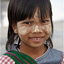 Burmese Girl, Mount Kyaikhtiyo, Myanmar