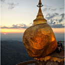 Sunset @ Golden Rock, Kyaikhtiyo, Myanmar