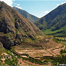 Llactapata Ruins, Inca Trail to Machu Picchu, Cuzco, Peru