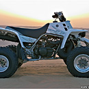 Dune riding with Yamaha Banshee, Inland Sea, Qatar