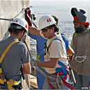 Cimolai workers (Italy) @ Sports City Tower Project, Doha, Qatar