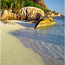 Sunset @ Anse Source D'Argent, La Digue, Seychelles