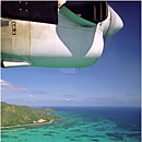 Flight to Praslin Island, Seychelles