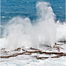 Blowholes @ Houma during Hurricane Tomas, Tongatapu, Tonga