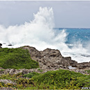 Blowholes, Southwest Coast @ Houma during Hurricane Tomas, Tongatapu, Tonga
