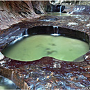 The Subway, Left Fork of North Creek, Zion National Park, Utah, USA