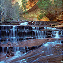 The Subway, Left Fork of North Creek, Zion National Park, Utah, USA