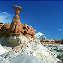 Toadstool Hoodoo, Grand Staircase Escalante National Monument, GSENM, Utah, USA