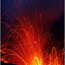 Volcano Mount Yasur, Lava Eruption, Tanna Island, Vanuatu