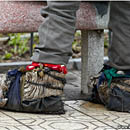 Homeless people, Hanoi, Vietnam