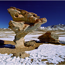 Arbol de Piedra, Pampa de Siloli, Bolivia