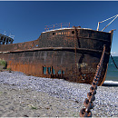 Amadeo Wreck, Patagonia, Chile