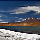 Laguna Miniques, Altiplano, Chile