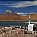 Laguna Miniques, Altiplano, Chile