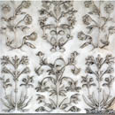 Taj Mahal Marble Relief, Agra, India