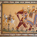 Mural, Fatehpur Sikri, India