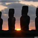 Sunrise at Ahu Tongariki, Rapa Nui