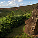 Inner Crater of Rano Raraku, Rapa Nui